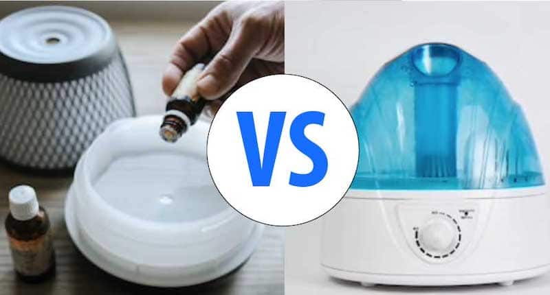 Difference Between A Humidifier And A Diffuser •