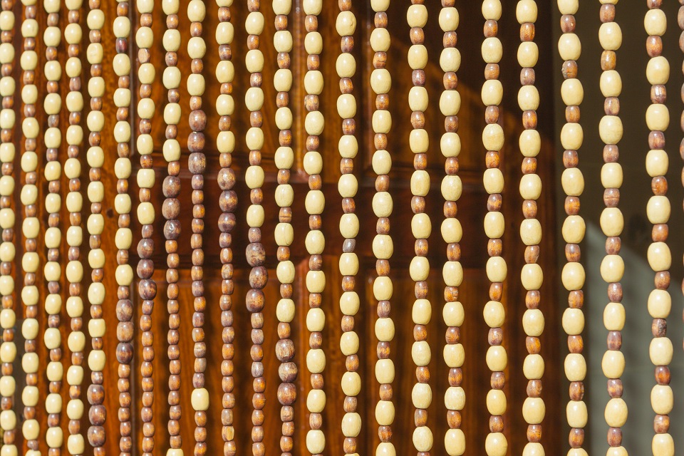 Beaded curtain 